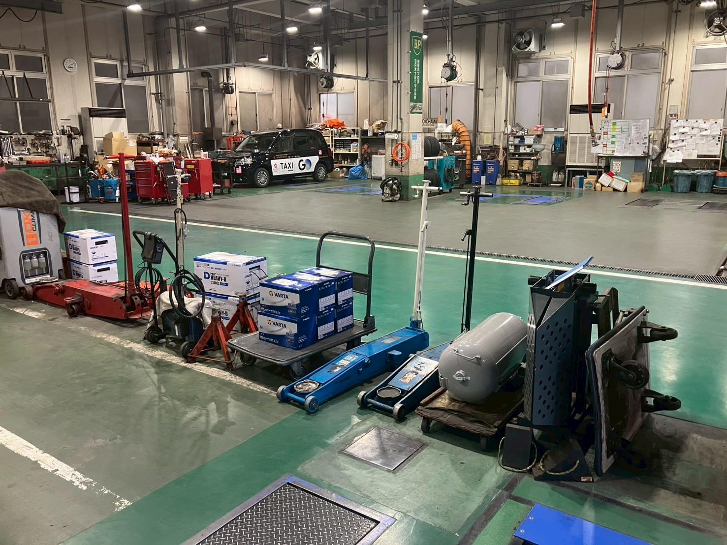 広い作業スペース