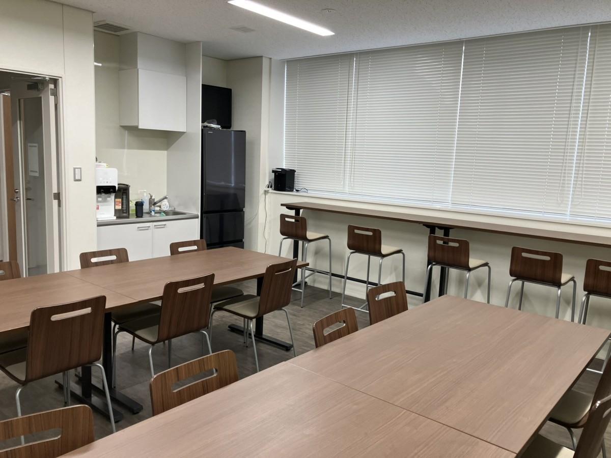 休憩室充実